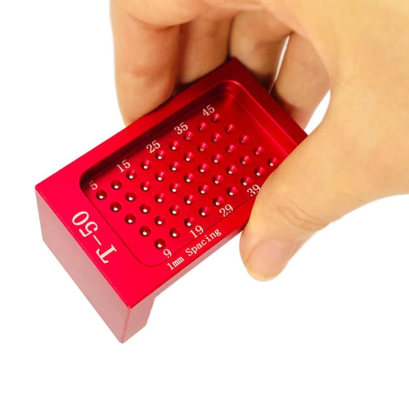 50-hole positioning T-shape ruler