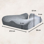 Orthopedic Pressure Relief Pillow | Contoured Design for Back and Neck Support at Home or Travel
