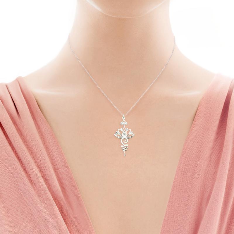Stylish Lotus Necklace