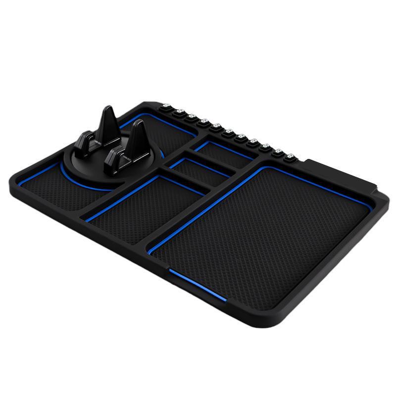 Non-slip mat with phone holder