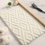 Diamond Jacquard Bath Mat