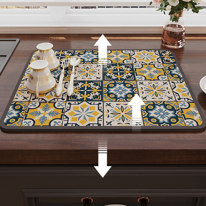 Retro Quick-drying Water-repelling Mat for Kitchen-Bar-Countertops