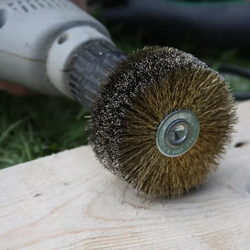 Steel Cable Polished Brush Head