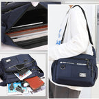 Light waterproof shoulder bag with large capacity