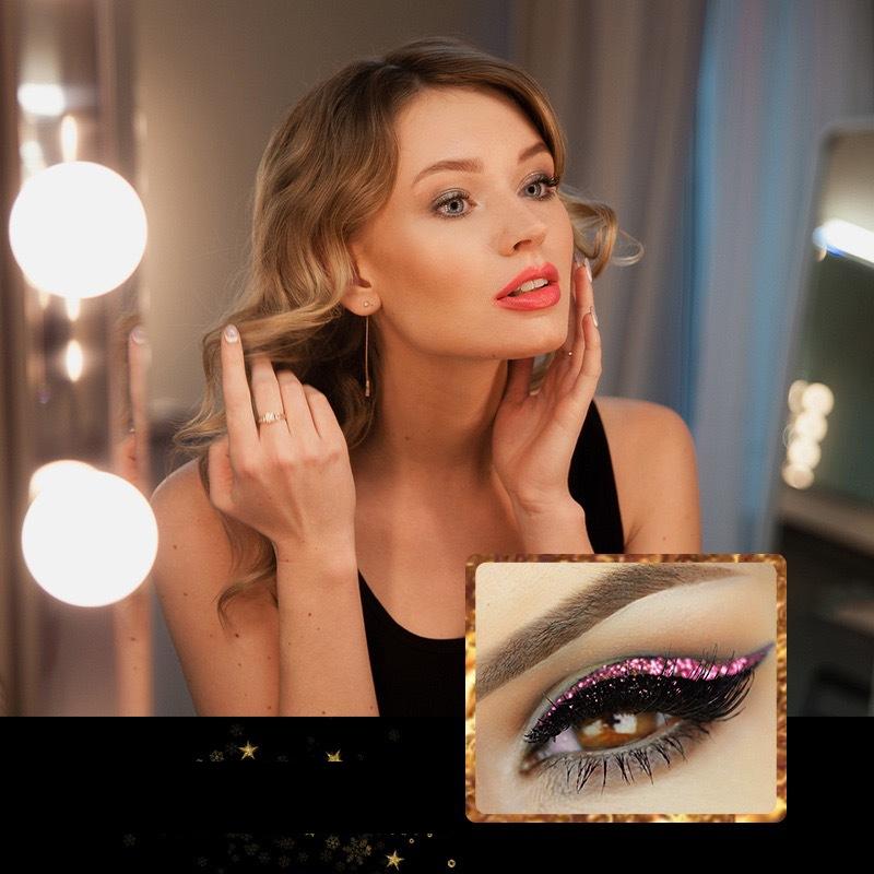 Reusable Eyeliner and Eyelash Stickers (4 Pairs)