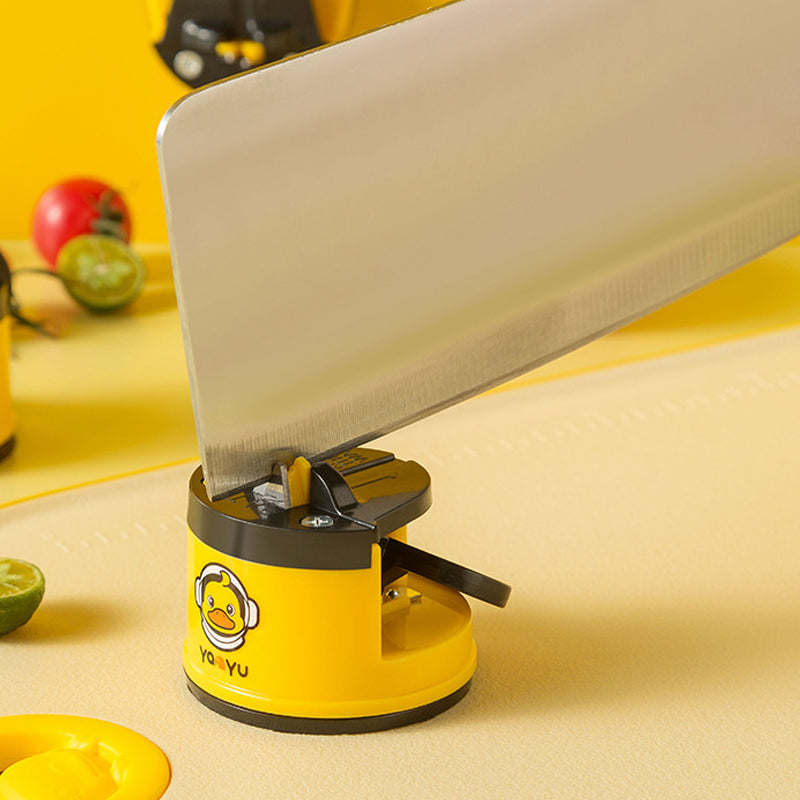 Multifunctional Knife Sharpener with Suction Cup