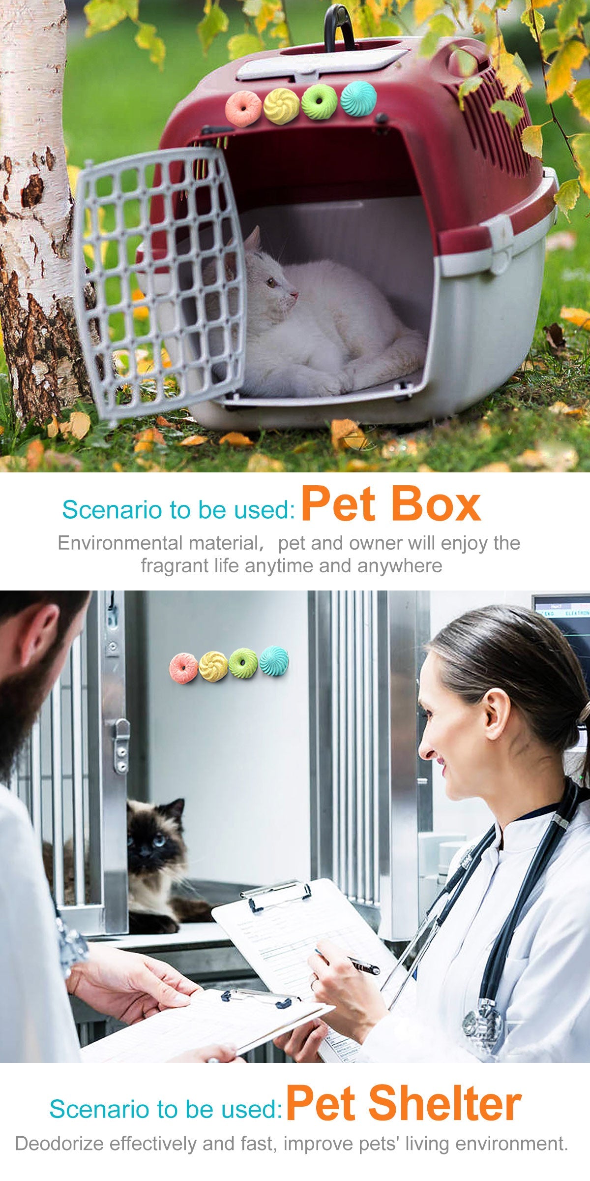 Donut Aromatherapy Capsule for Cat Beds / For Cats