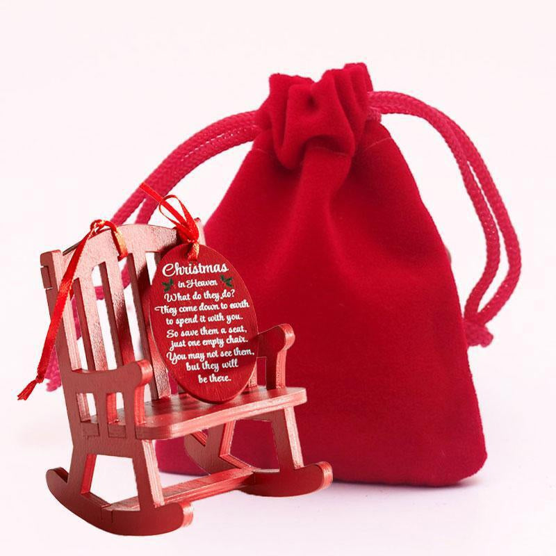 Christmas in Heaven Rocking Chair Ornaments