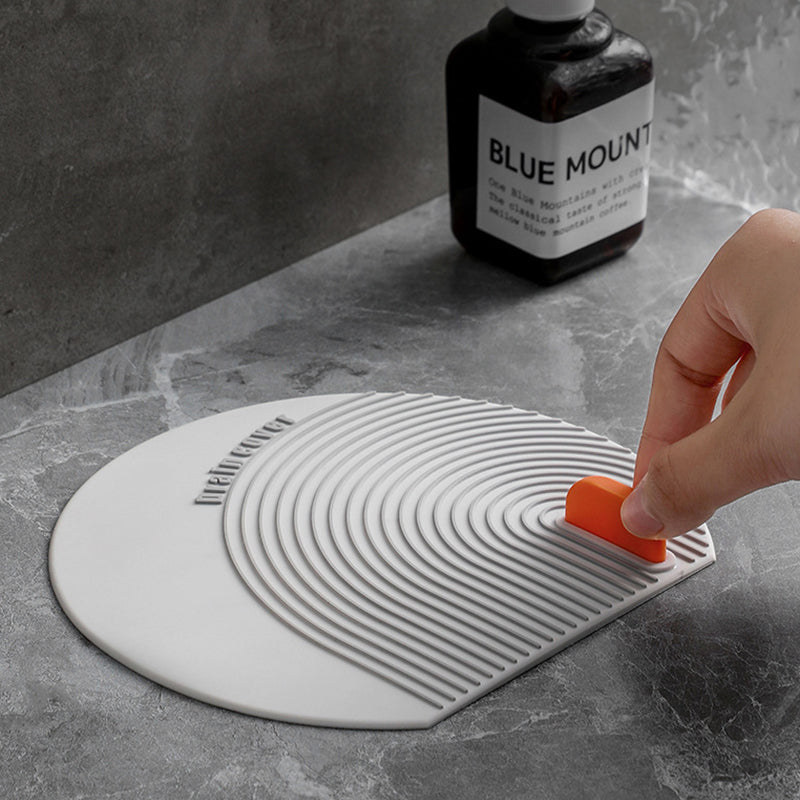 Multi-purpose floor drain cover made of silicone