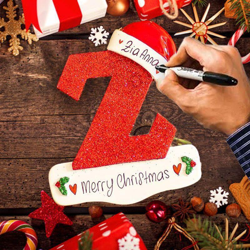 Personalized Christmas 24 Letters Ornaments