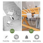 Double-sided adhesive hooks for the wall (5/10/20 sets)