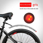 Retractable bike fender