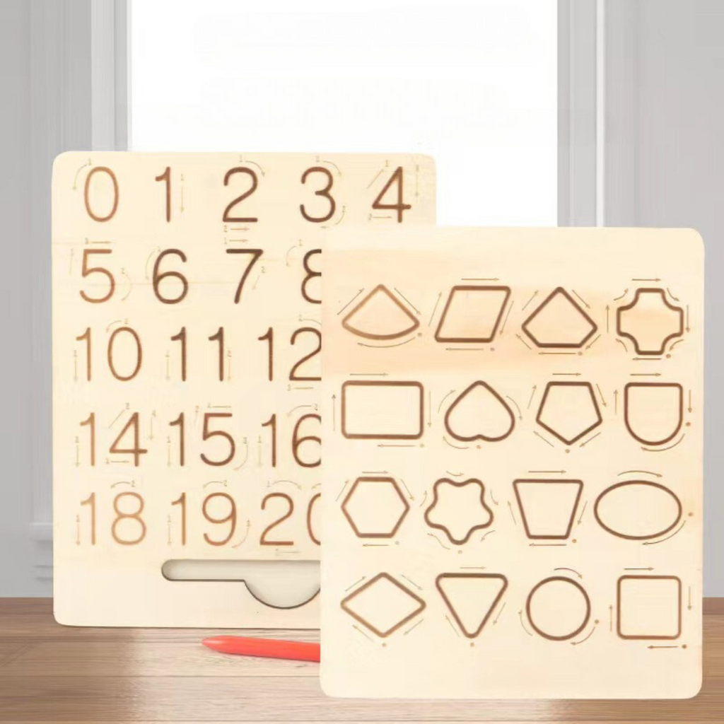 Wooden Number Board