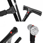 Folding Cane - Lightweight Telescopic Walking Stick for Seniors & Travelers - Collapsible Mobility Aid for Easy Transport