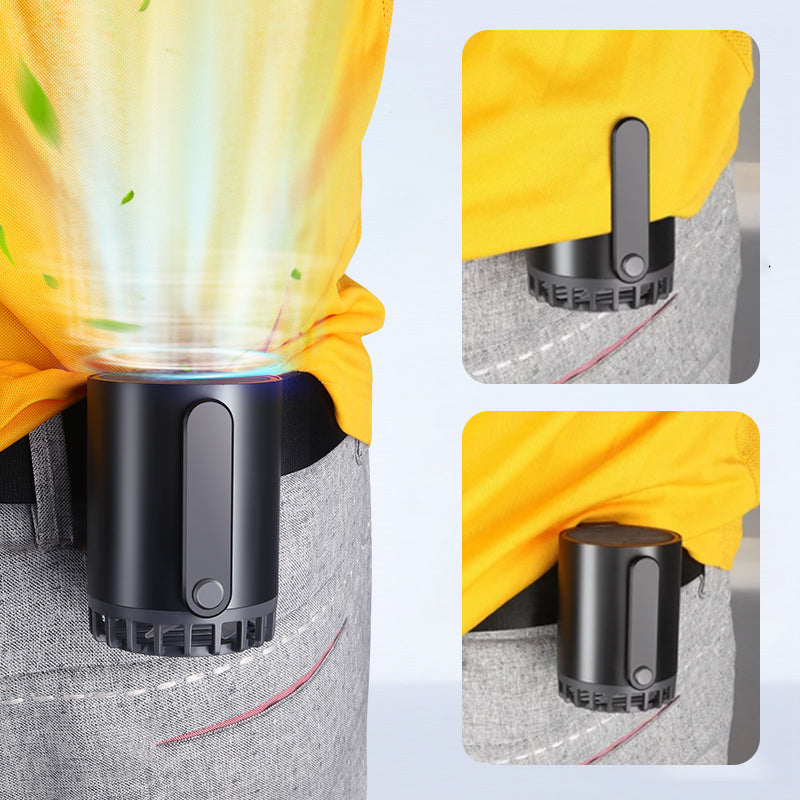 Hanging waist small fan
