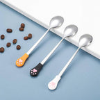 Stainless Steel Spoon for Food with Cat Claws