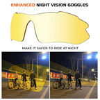 Sunglasses with UV protection for outdoor cyclists