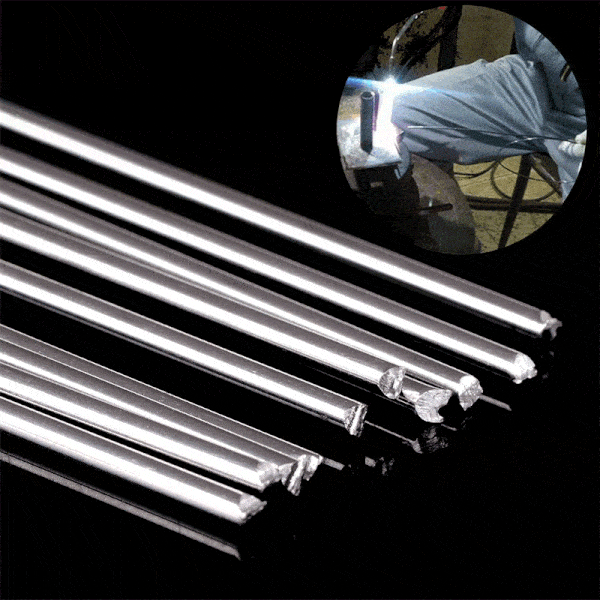 Solution welding wire with flux core