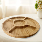 SnackAura – Serve snacks stylishly with a durable, eco-friendly bamboo tray