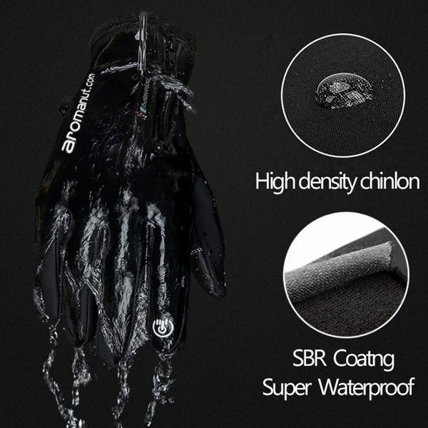 Warm thermal gloves cycling running driving gloves