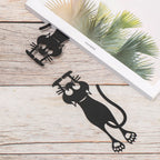 Curious Cat Bookmark- Locate Reading Progress With Cute Cat Paws