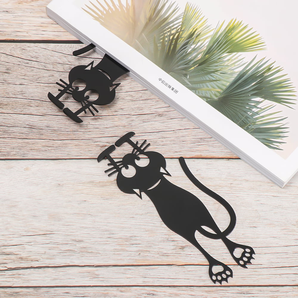 Curious Cat Bookmark- Locate Reading Progress With Cute Cat Paws