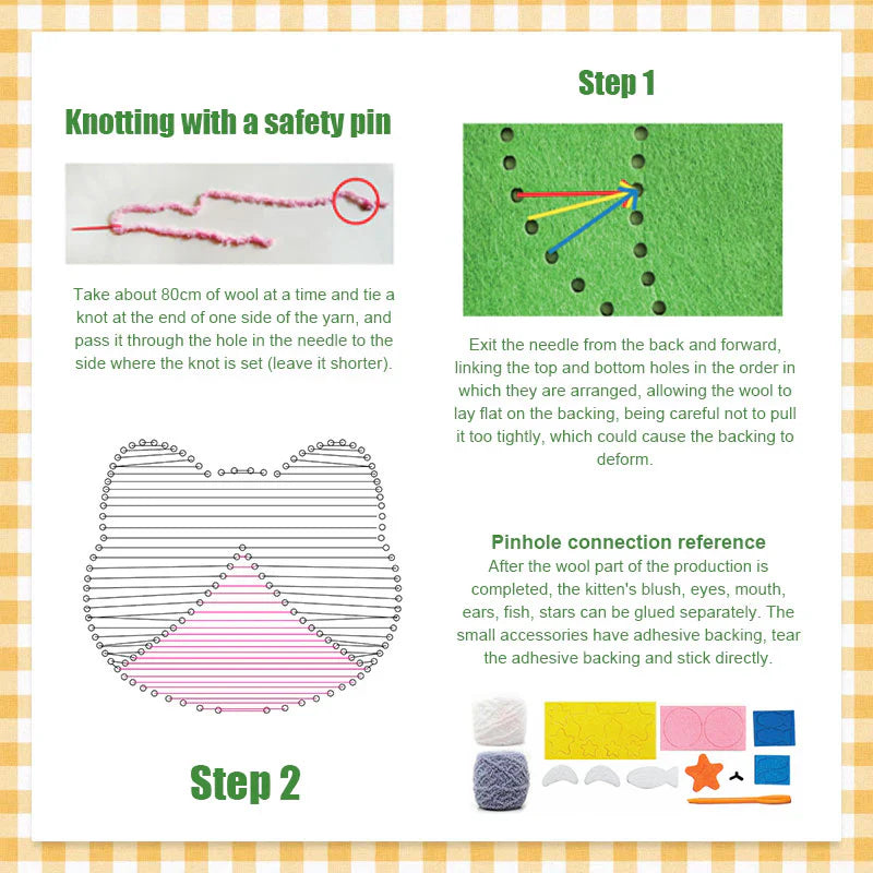 DIY Embroidery Doll Kit for Kids — Unleash playful creativity and pride in little hands!