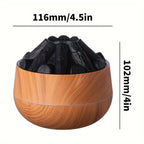 Fire Diffuser - Mini simulated charcoal fire air humidifier with realistic flame effect