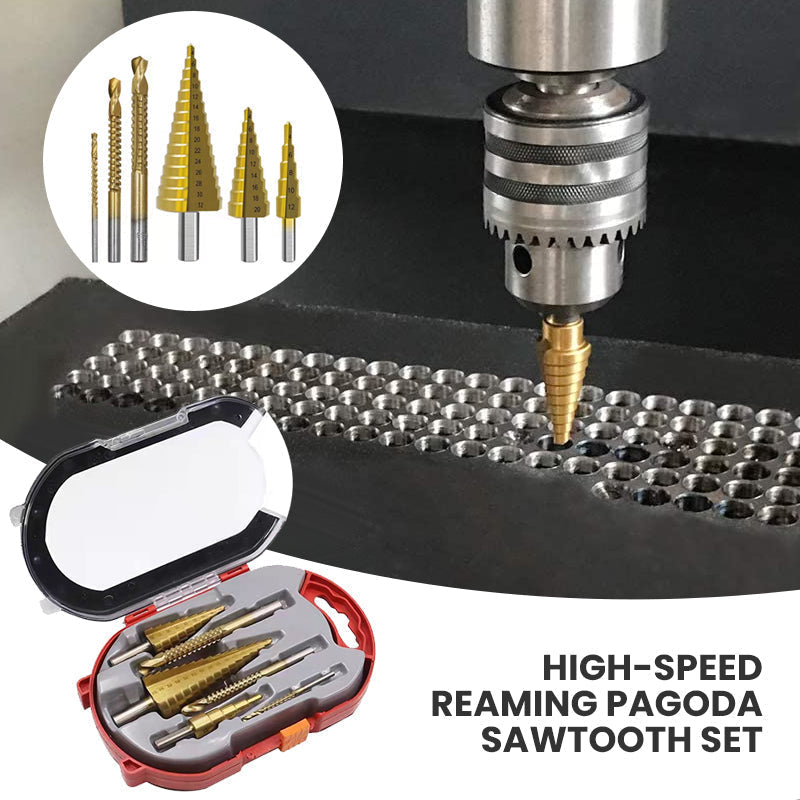 High-speed Friction Pagoda Saw Tooth Set (6 pieces)