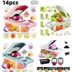 SliceMaster - 14-piece multifunctional vegetable slicer set