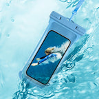 Waterproof Phone Case with Neck Strap for Beach and Travel – Durable PVC Smartphone Case for 20-32 cm Devices