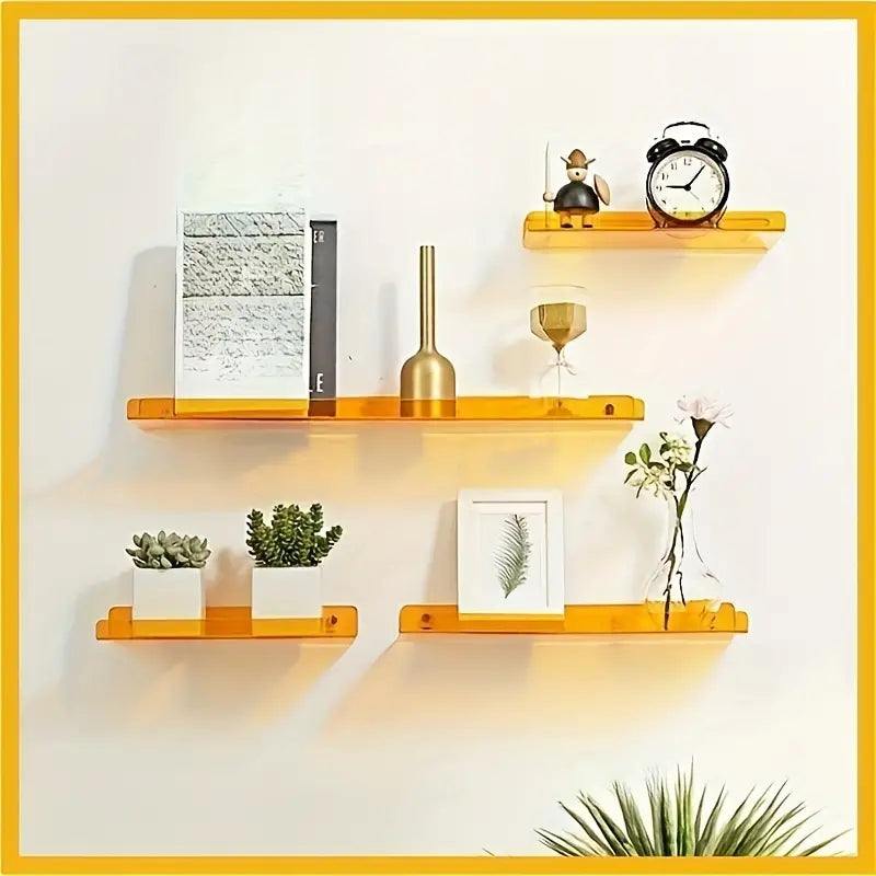 ShelfEase – Industrial Floating Wall Shelf with Stylish Functionality