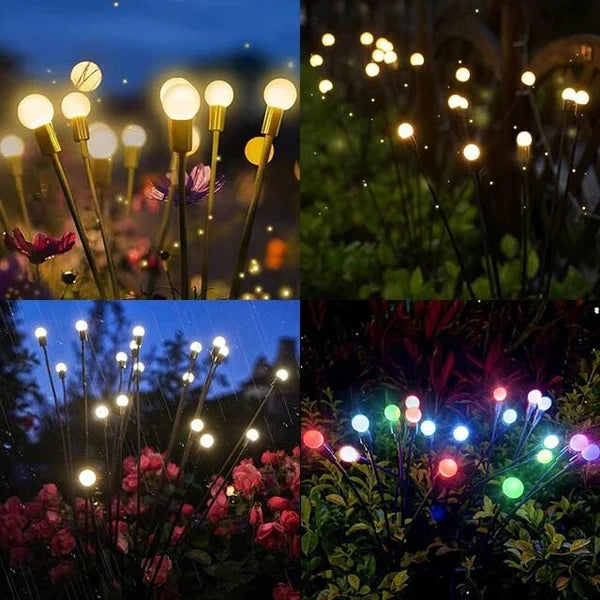 Solar Garden LED Firefly Plug Light