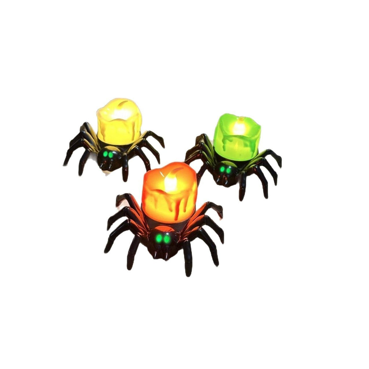 Halloween Decoration – Spiderback Ornament with Candle and Eyeball Designs