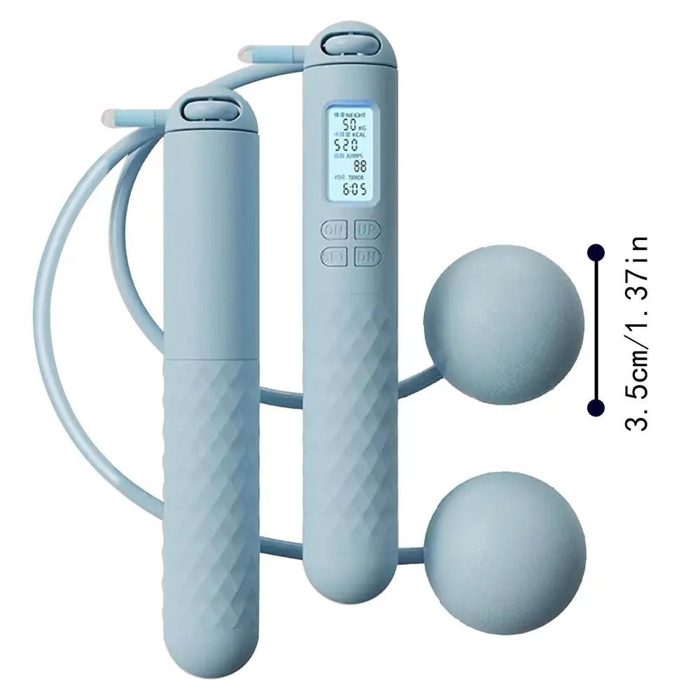 Wireless Jump Rope with Counter – Weighted Handles for Home Cardio Workouts