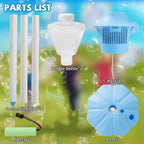 Automatic Bubble Maker for Kids | BubbleFun Magical Bubble Play | 20,000+ Bubbles/Min | Adjustable Height | Portable