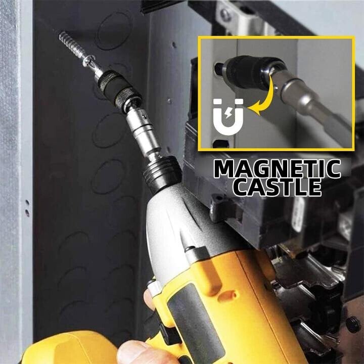 Magnetic swivel bit holder