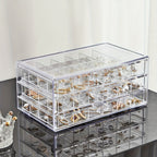 EleganceBox - Luxury Jewelry Organizer with 72 Compartments