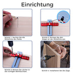 Hole punch for drawer handles