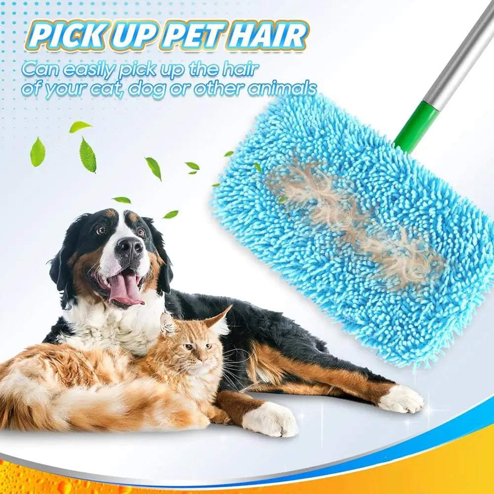 Premium Microfiber Mop Pads — Reusable, Compatible with all Flat Mops