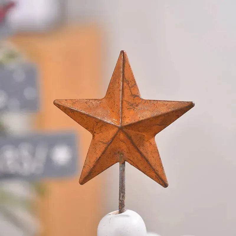 Creative Wooden DIY Twine Wooden Bead Christmas Tree decorations Ornaments