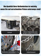 Non-slip tire chain | Ultimate car safety