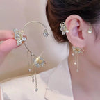 Butterfly Tassel Style Zircon Earrings