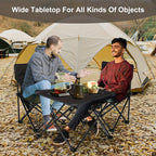 Foldable Garden Seating Group Campafleur | 2 Chairs & 1 Table | Floral Pattern | Portable & Weatherproof