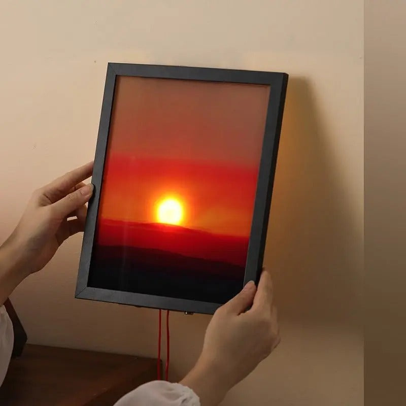 SunFrame – Soothing evening calm in warm golden glow