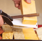 2-in-1 Kitchen Knife with Built-In Cutting Board