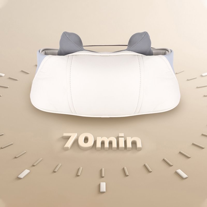 Massage devices for neck and shoulder with heat