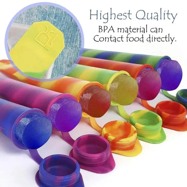 6-Piece Set Reusable Ice Molds – Safe & BPA-free