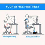 Ergonomic Footrest with Memory Foam – Adjustable & Non-Slip