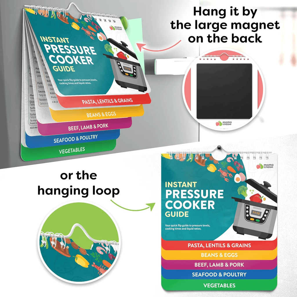 Air Fryer Cheat Sheet Magnets Cooking Instructions Booklet